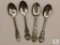 Lot of (4) Souvenir Spoons