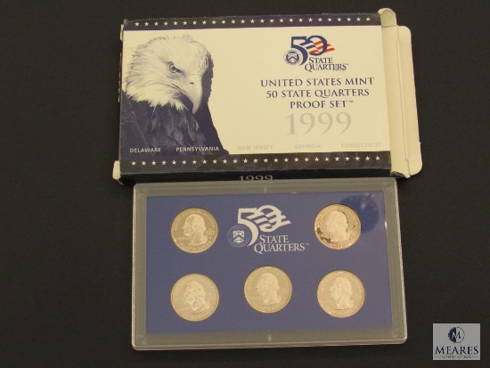 1999 US Mint 50-State Quarters Proof Set