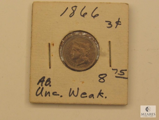 1866 3-Cent Piece