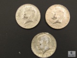 Lot (3) 1967 Kennedy Half Dollars Coins