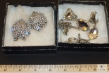 Three Sets of Possible Costume Jewelry Earrings