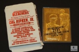 23K Gold Foil Cal Ripken, Jr. Commemorative Baseball Card