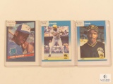 Lot of 3 Rookie Cards Fred McGriff, Bobby Bonilla and Barry Bonds Baseball Cards