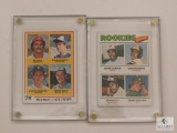 Lot of (2) 1977 and 1978 Rookie Baseball Cards