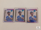 Lot of (3) Ken Griffey Jr Rated Rookie Cards #33