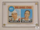 Johnny Bench and Ron Tompkins 1968 Rookie Stars Baseball Cards