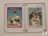 Lot of (2) Nolan Ryan Angels Baseball Cards