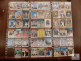 6 Sheets of Mixed Baseball Cards