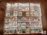 6 Sheets of Mixed Baseball Cards