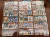 6 Sheets of Mixed Baseball Cards