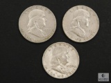 Lot 3 Franklin Half Dollars