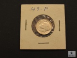 1949-P Roosevelt Dime