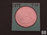 1878 Morgan Silver Dollar - 7 Tail Feather