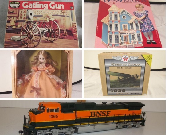 Toy Auction: Dolls, Trains, & Planes