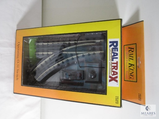 New MTH Rail King Real Trax Operating O-31 Switch