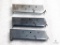 Three 1911 .45 acp pistol magazines