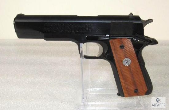 Colt MKIV Series 70 Government Model 1911 .38 Super Auto Pistol