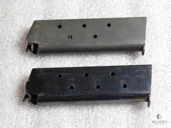 Lot of two .45 acp 1911 pistol magazines