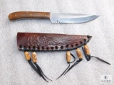 New fixed blade skinner with sheath