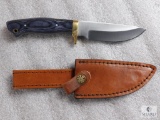 New fixed blade skinner with sheath