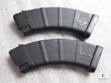 2 new 30 round AK47 7.62x39 rifle magazines