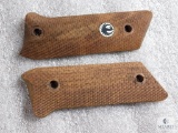 Early Ruger mark I pistol grips