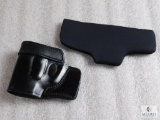 New leather concealment holster fits Ruger P85 and similar. Neoprene holster fits Colt 1911