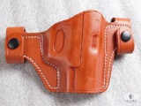 New leather holster fits Walther P99, Glock 19 and similar autos