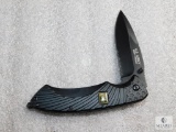 New U.S. Army folding tactical knife with belt clip