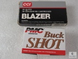 Lot 50 Rounds Blazer 25 Auto & 10 Buckshot 12 Gauge Shotgun Shells