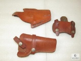 Lot 3 Leather Holsters 2) Smith & Wesson and 1) Bucheimer 304-34