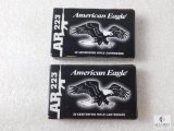 40 Rounds American Eagle .223 REM Ammo 55 Grain FMJ Ammunition