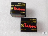 40 Rounds TulAmmo 7.62 x39mm Ammo 122 Grain HP Ammunition