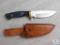 New fixed blade skinner with sheath