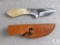 New Fixed blade skinner knife w/ Sheath