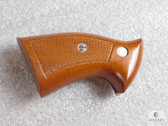 Factory wood grips for Ruger Security Six revolver