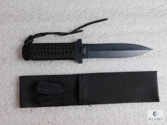 New fixed blade combat fighting knife with sheath
