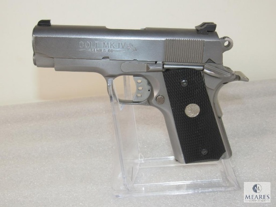 Colt Officer's MK IV 1911 Stainless Series 80 .45 ACP Semi Auto Pistol