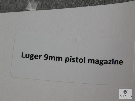 Luger 9mm Pistol magazine