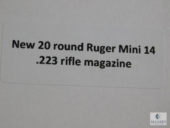 New 20 Round Ruger Mini 14 .223 Rifle Magazine