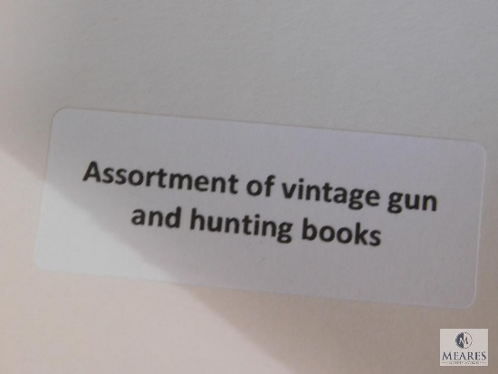 Assortment of Vintage Gun and Hunting Books