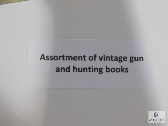 Assortment of Vintage Gun and Hunting Books