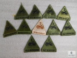 Lot Vintage US 1st Armored Military Patches / Badges Old Ironsides & Spearhead