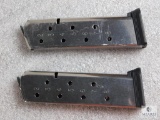 Lot 2 Stainless 1911 .45 ACP Pistol Magazines