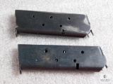 Lot 2 .45 ACP 1911 Pistol Magazines