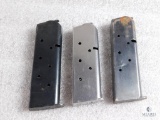 Lot Three 1911 .45 ACP pistol magazines