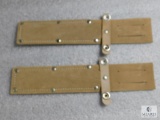 Lot 2 Leather Fixed Blade Knife Sheaths for up to 6