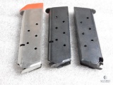 Lot Three 1911 .45 ACP pistol magazines