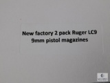 New factory 2 pack Ruger LC9 9mm pistol magazines
