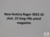 New Factory Ruger SR22 10 Shot .22 Long rifle Pistol Magazine
